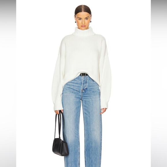 NWT EAVES Karina Sweater in Ivory Women's XS - Picture 12 of 12